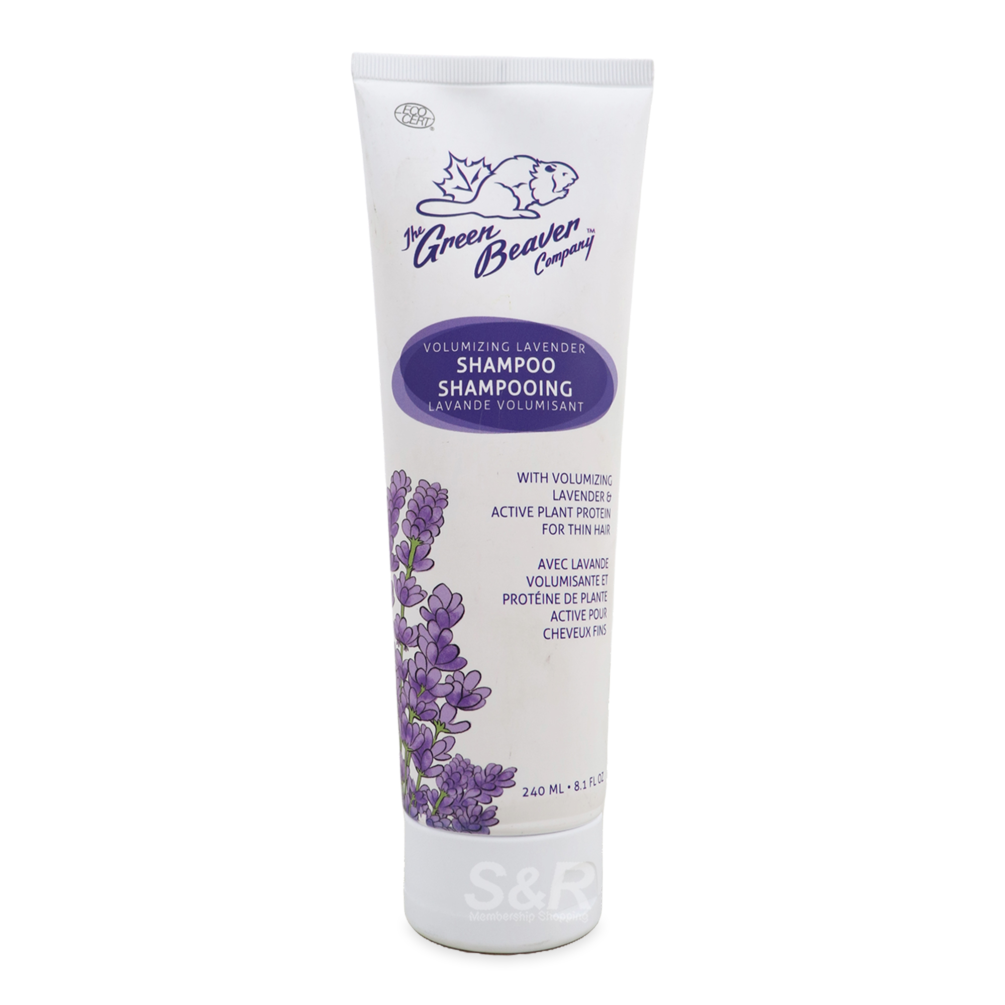 The Green Beaver Company Volumizing Lavender Shampoo 240mL The Green Beaver Company Volumizing Lavender Shampoo 240mL